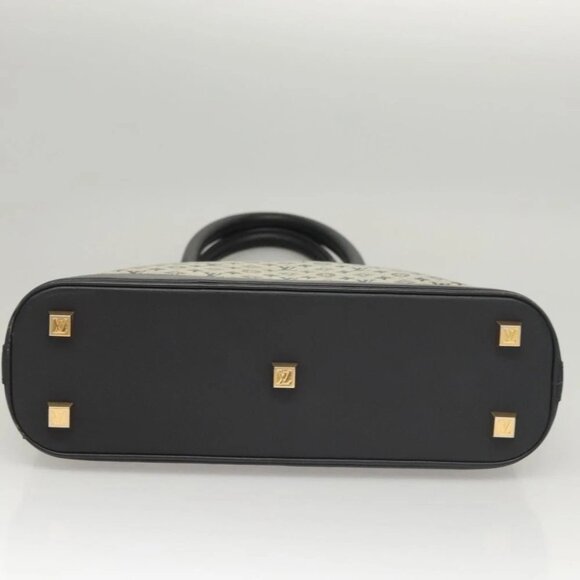 LOUIS VUITTON Monogram Mini Alma Haut Hand Bag Blue M92202 LV Auth 117318 - Picture 10 of 14